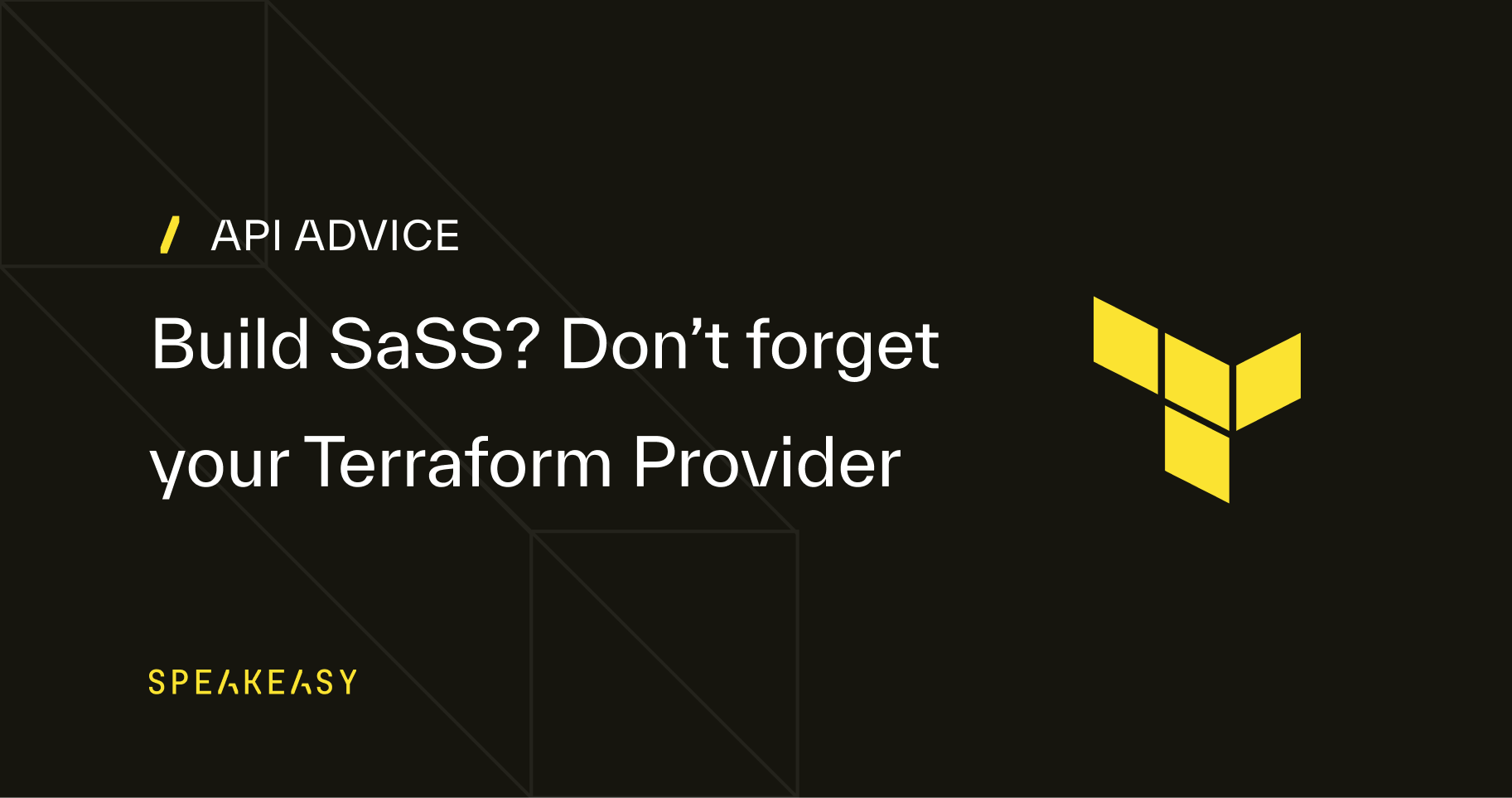 Why Your SaSS API Needs a Provider Background